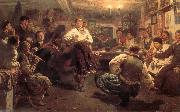 Ilia Efimovich Repin Evenings oil painting reproduction